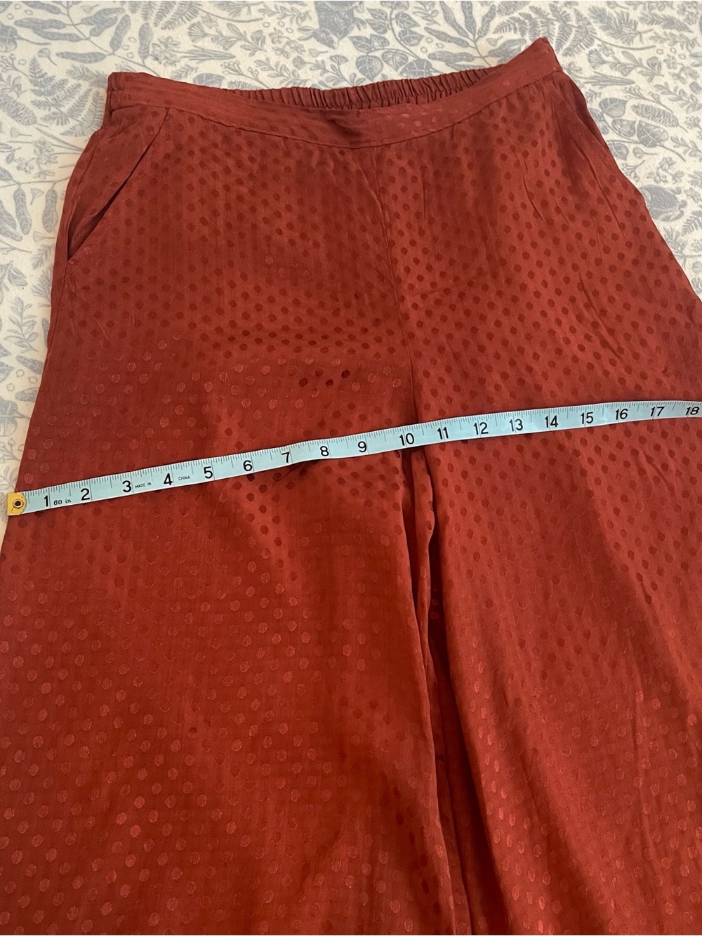 Anthropologie Dolan Left Coast Collection Silky Wide Leg Cropped Pants Size S - Picture 8 of 11